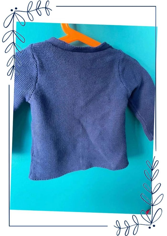 Beau gilet en maille hiver 18 mois DPAM - photo numéro 5