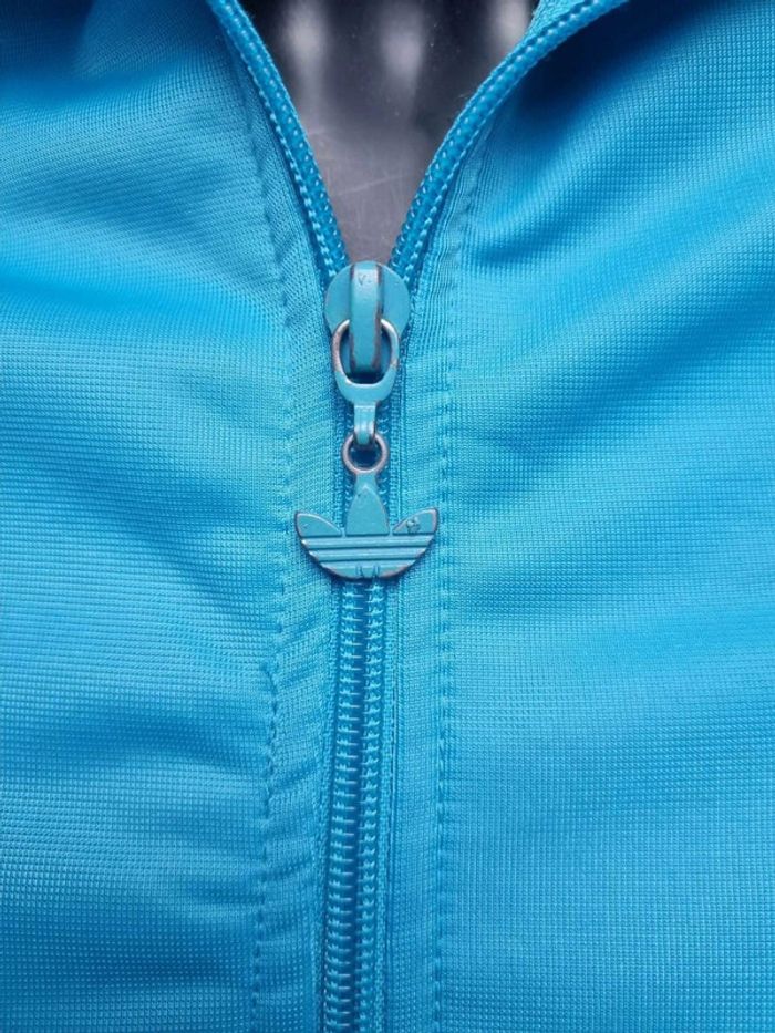 Veste de sport bleu turquoise et rose taille S - photo numéro 7