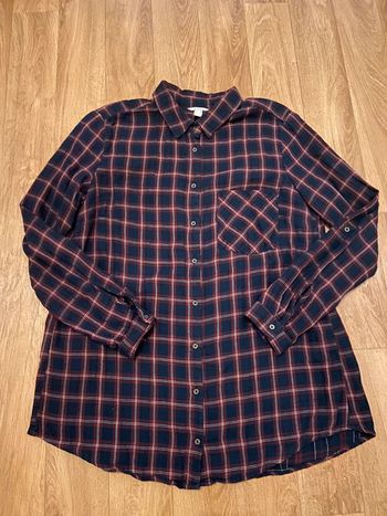 Chemise à carreaux femme 40