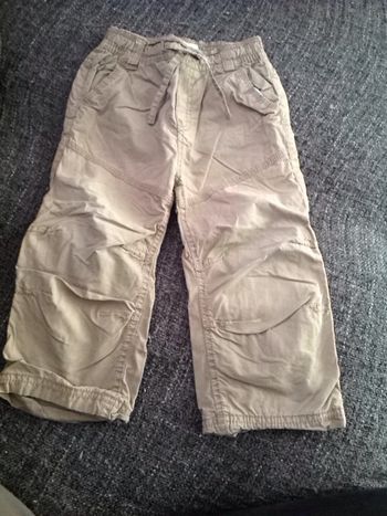 Pantalon beige style jogging Obaibi - 23 mois