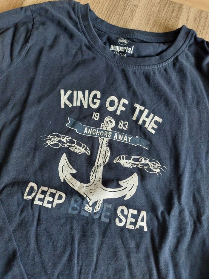 T shirt manches longues garçon 12-14ans - photo numéro 2