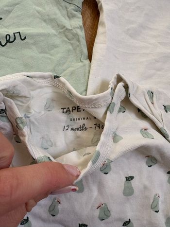 Lot de 3 bodys manches courtes 