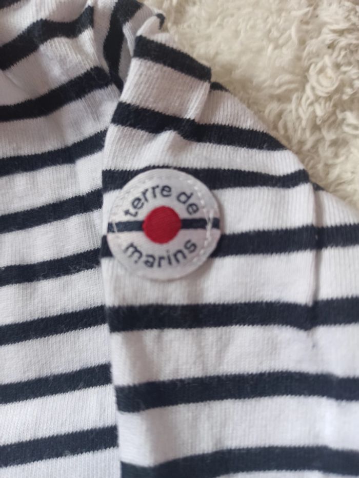 Ensemble salopette t-shirt terre de marins - photo numéro 7