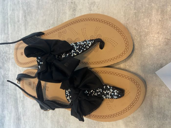 sandales femme neuves strass - photo numéro 2