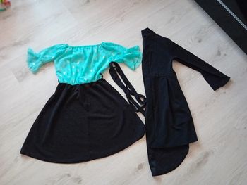 Robe avec sa ceinture et sa veste