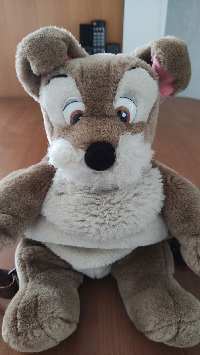 Sac à dos peluche Disney le clochard - photo numéro 2