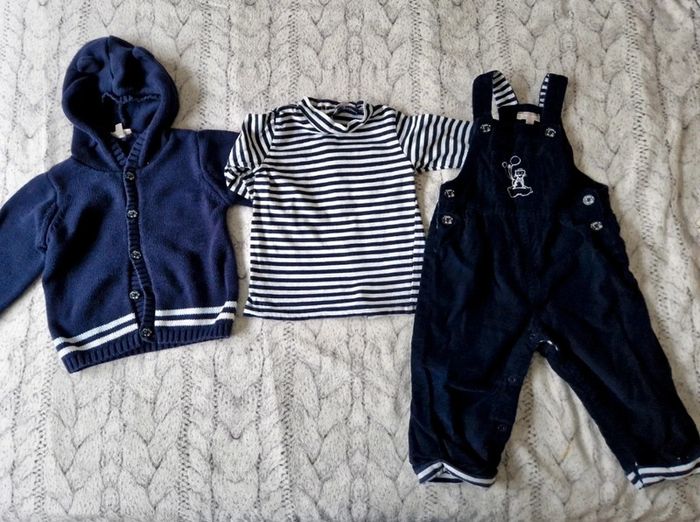 Ensemble 3 pièces grain de blé 9 mois