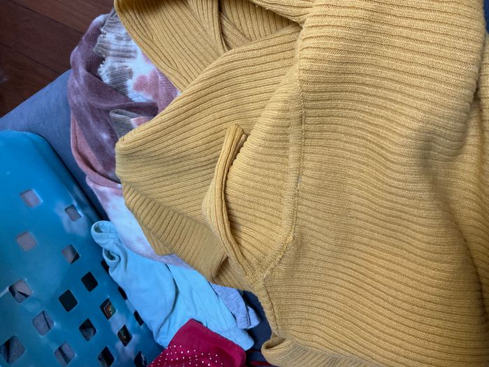 pull col roulé  blancheporte  jaune moutarde taille 38 /40 - photo numéro 3