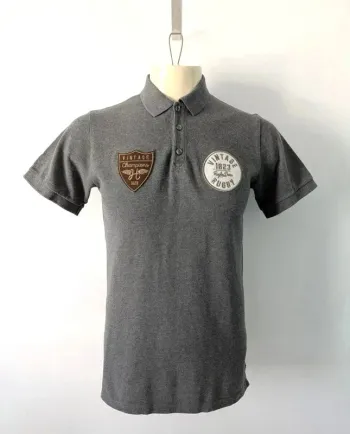 Polo 100% coton - Rugby Division Vintage - taille S