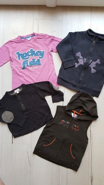 Lot de 4 articles mi saison garçon 2ans
