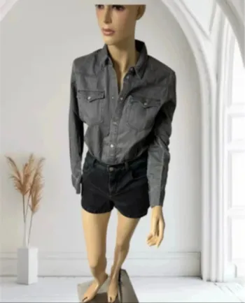 Combinaison Maje - Taille S- Chemise en jean + Short