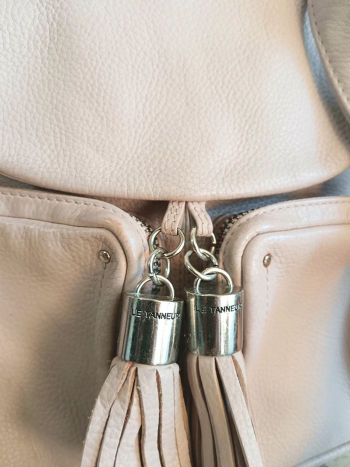 Le Tanneur | Sac à bandoulière rose pâle - photo numéro 2