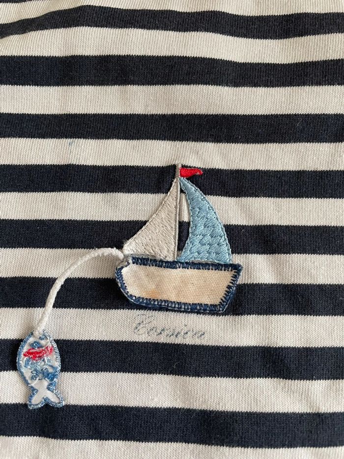 Tee shirt rayure garcon - photo numéro 3