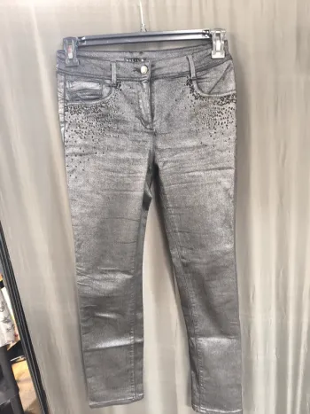 316780 jeans noir brillant sequin femme 38 breal