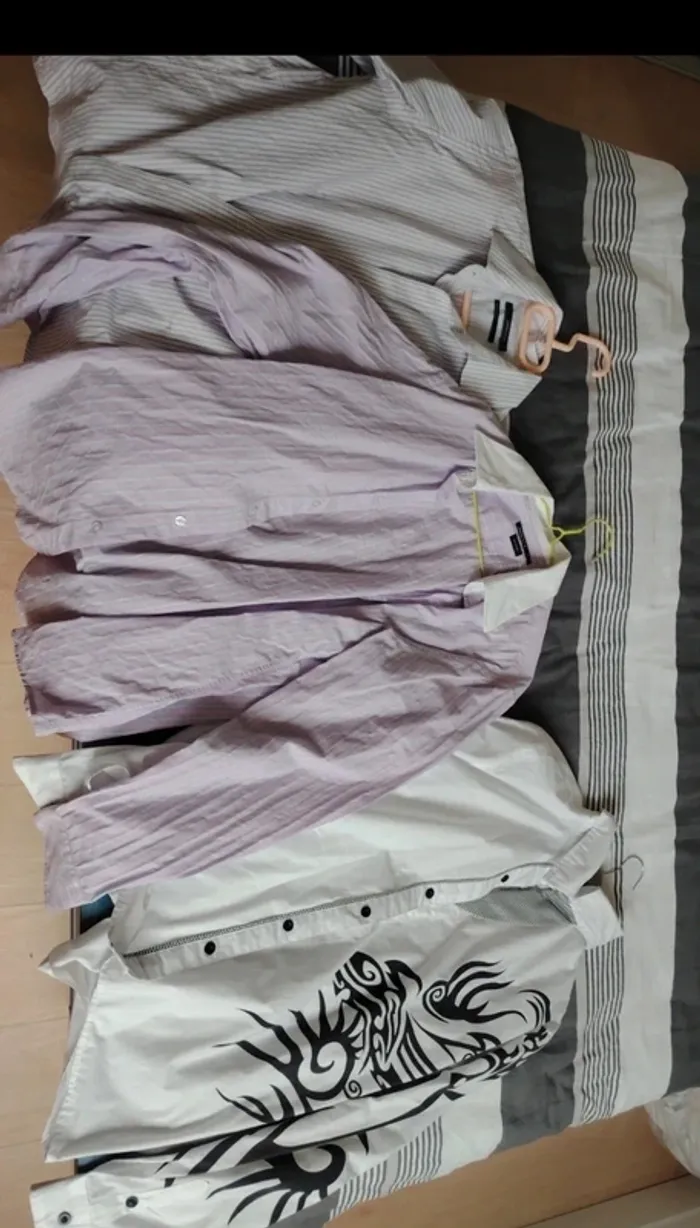 Lot 3 chemises hommes taille L