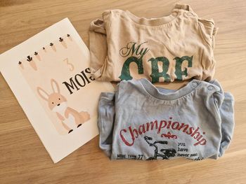 Lot de 2 t-shirts manches longues 3 mois