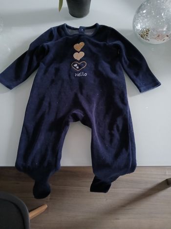 PYJAMAS VELOURS MARINE ORCHESTRA