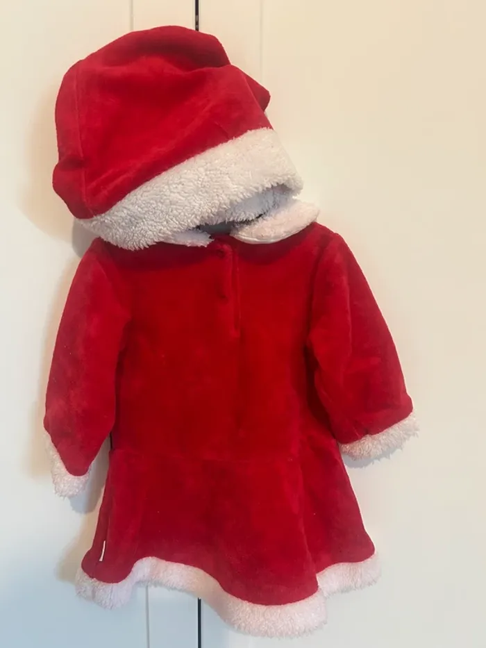 Robe + bonnet Noël - photo numéro 2