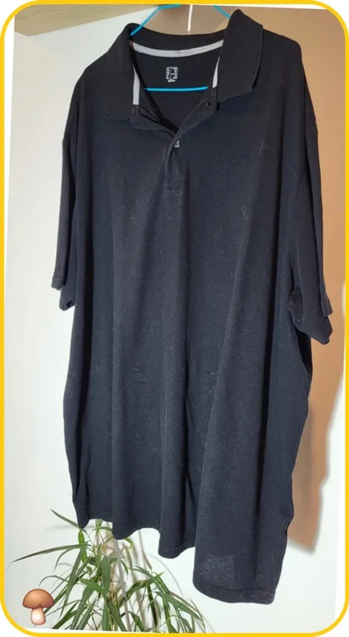 Polo noir Oxylane - 3XL - Très bon état - photo numéro 3
