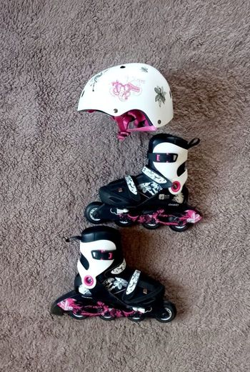 Rollers Oxelo avec Casques