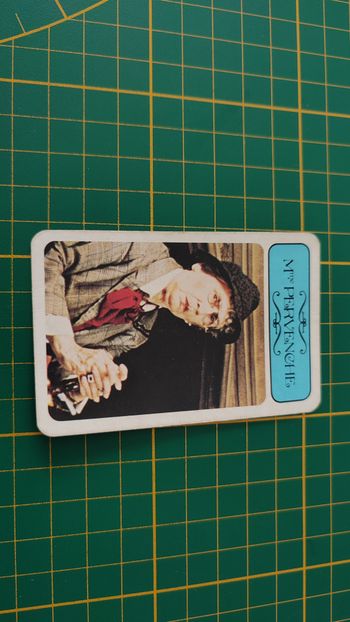 Carte Madame Pervenche en l'état Cluedo miro-meccano pièce détachée jeu de société #E26