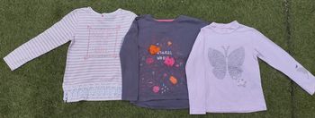 Lot de trois tee-shirts à manches longues