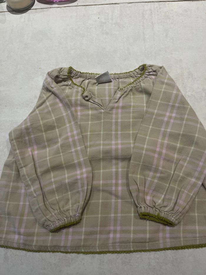 Blouse à carreau