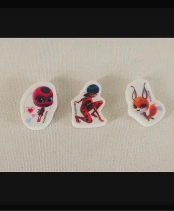 Lot 3 gommes miraculous neuves