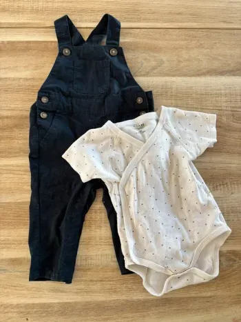 Ensemble salopette bébé garçon