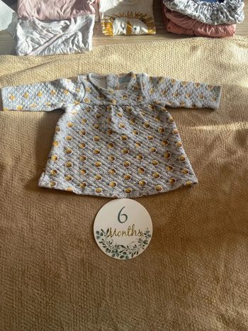 Robe manches longues 6 mois