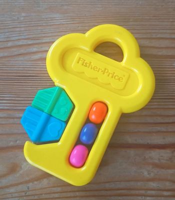 Clé hochet Fisher-Price vintage