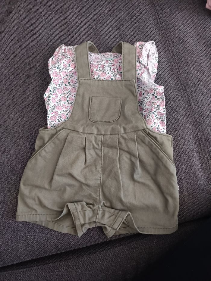 Combishort fille 3 mois obaibi