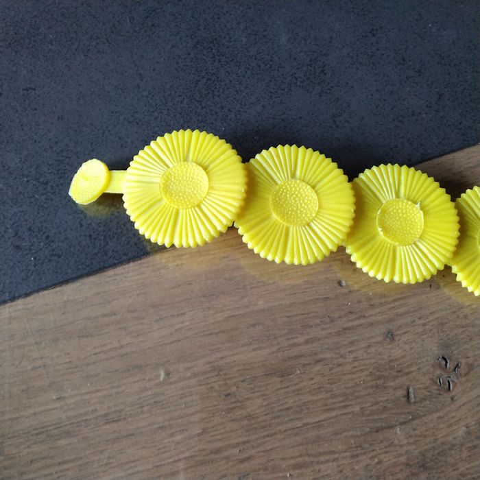 Ceinture jaune femme vintage - photo numéro 3
