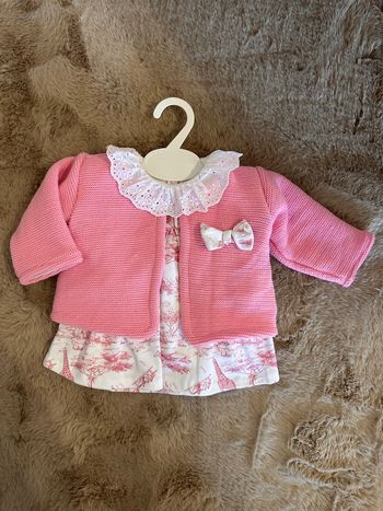 Robe et son gilet assorti