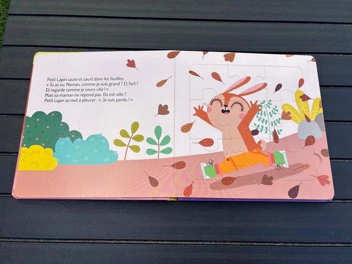 🌺Livre puzzle petit lapin cherche sa maman🌺 - photo numéro 4