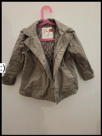 Manteau léger printemps 5 ans