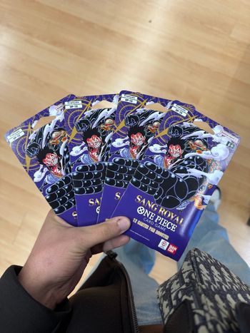 One piece lot de 4 booster OP-10 - Sang royal