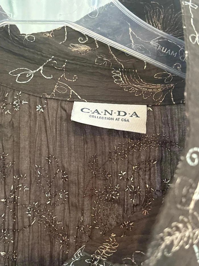 Chemise taille 46 marque canda • - photo numéro 4