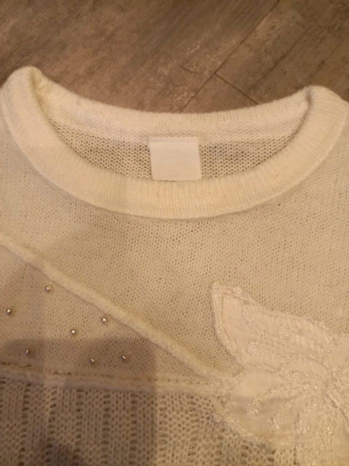 Pull femme M creme - photo numéro 3