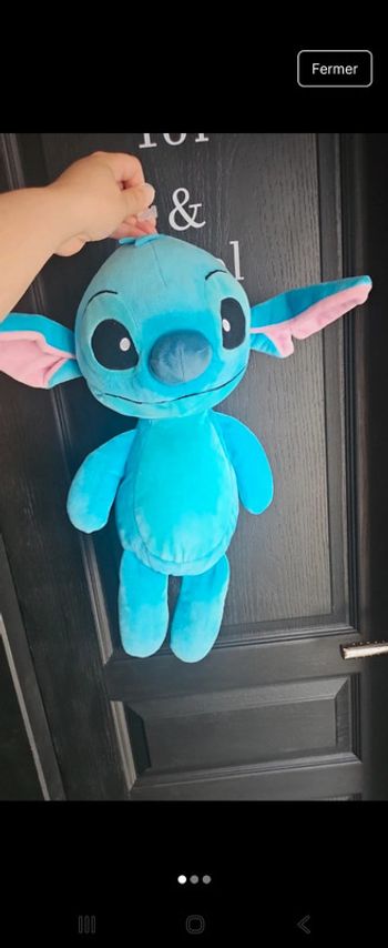 Jolie peluche stitch