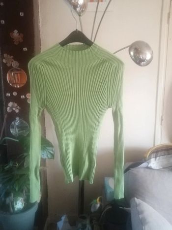 🌸Pull - over maille côtelée Taille 40 Tendance 2023"Mango"