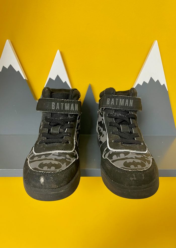 Bottines à scratch et élastiques Batman taille 28 - photo numéro 2