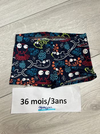 Boxer de bain maillot
