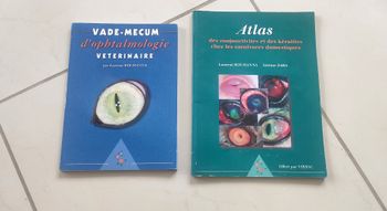 Lot livres vétérinaire ophtalmologie