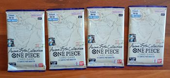 One piece 4 Extra-Boosters EB-02 Anime 25th Collection Fr