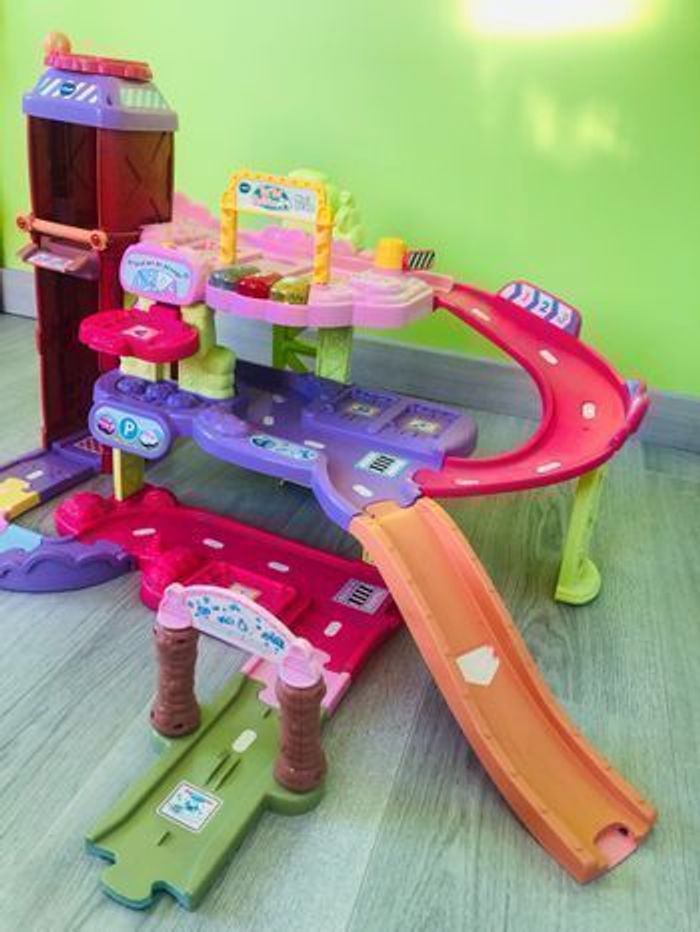 Garage auto tut tut bolides rose vtech - jeu fille - photo numéro 9