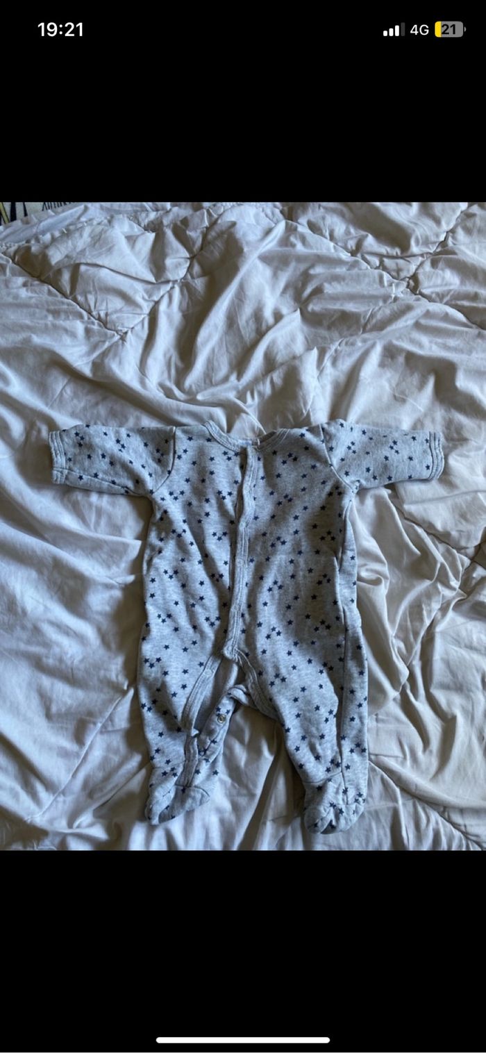 Pyjama léger  bébé garçon ou mixte 3 mois