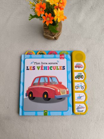 Mon livre sonore Les véhicules