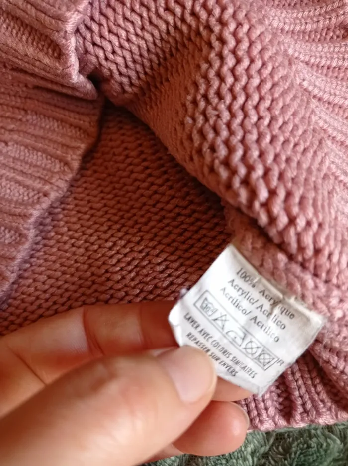Pull torsadé sans manches 6 ans - photo numéro 4