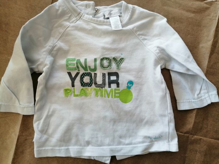 T shirt blanc 3 mois